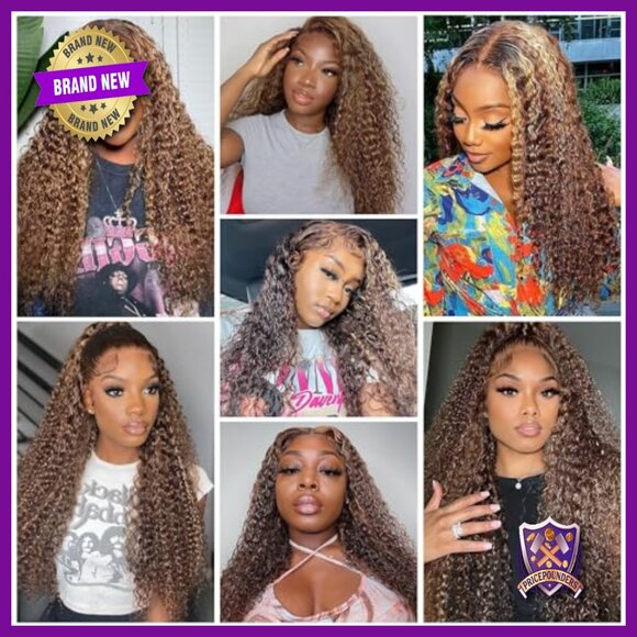 13x6 Deep Wave Lace Front Wig Human Hair Pre Plucked Glueless